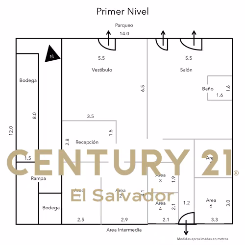 Se alquila edificio comercial entero o por partes en San Francisco Gotera