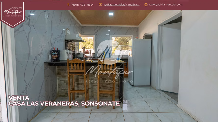 Terreno con casa de playa en venta en Las Veraneras, Sonsonate - Imagen 5