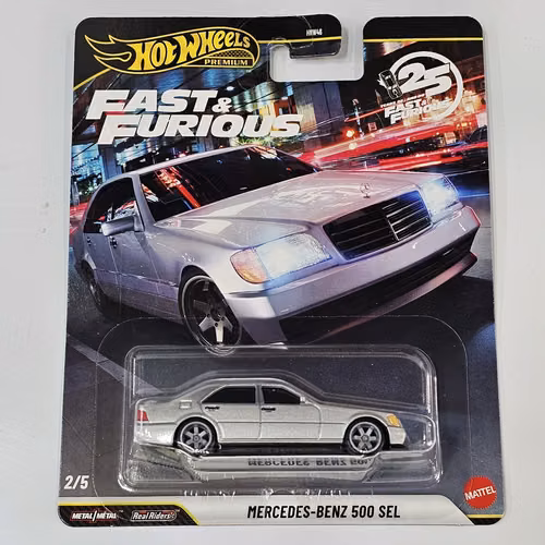 Hot Wheels Fast & Furious Mercedes Benz 500 SEL.