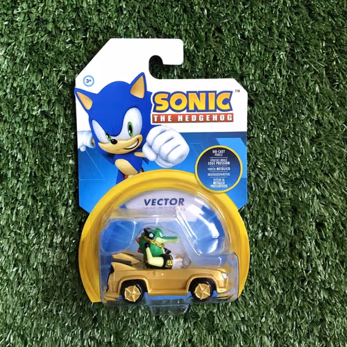 METAL Vector Die-Cast Vehicle Sonic the Hedgehog, Scale 1: 64.