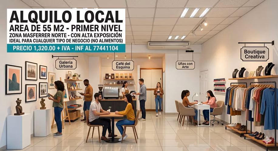 LOCAL EN ALQUILER, ESCALON MASFERRER NORTE - Imagen 1