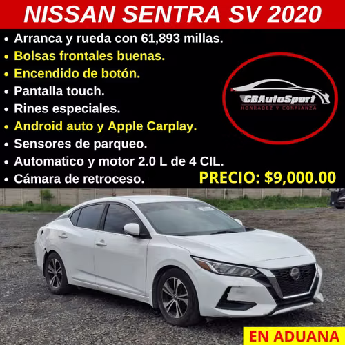 NISSAN SENTRA SV 2020