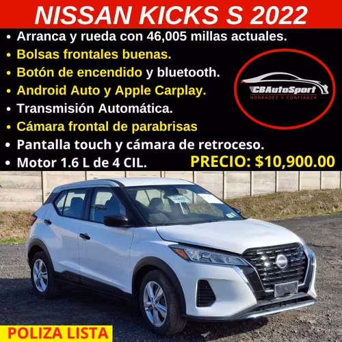 NISSAN KICKS S 2022