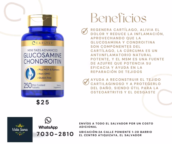CONDROITINA DE GLUCOSAMINA