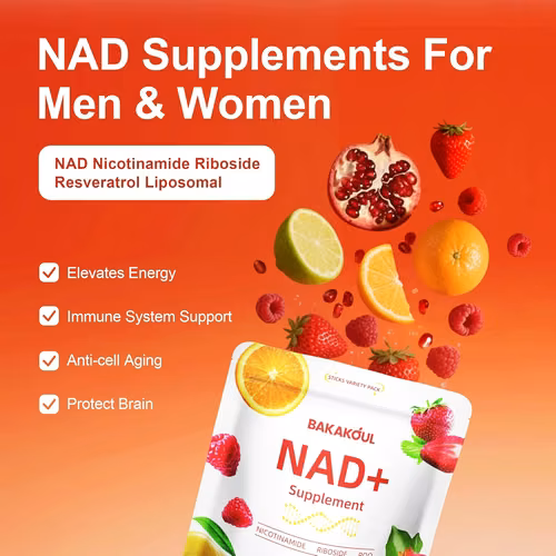 Suplementos NAD para hombres y mujeres, polvo NAD, nicotinamida, ribósida, resveratrol pirroloquinolina liposomal