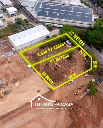 Terreno industrial en venta
