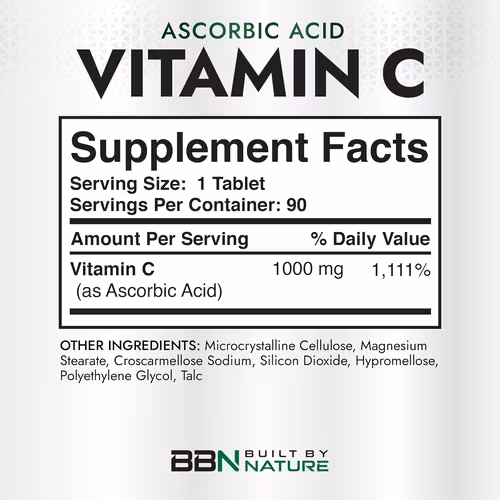Vitamina C 1000mg – Suplemento de apoyo inmunológico de alta potencia - Imagen 4