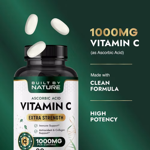 Vitamina C 1000mg – Suplemento de apoyo inmunológico de alta potencia - Imagen 3