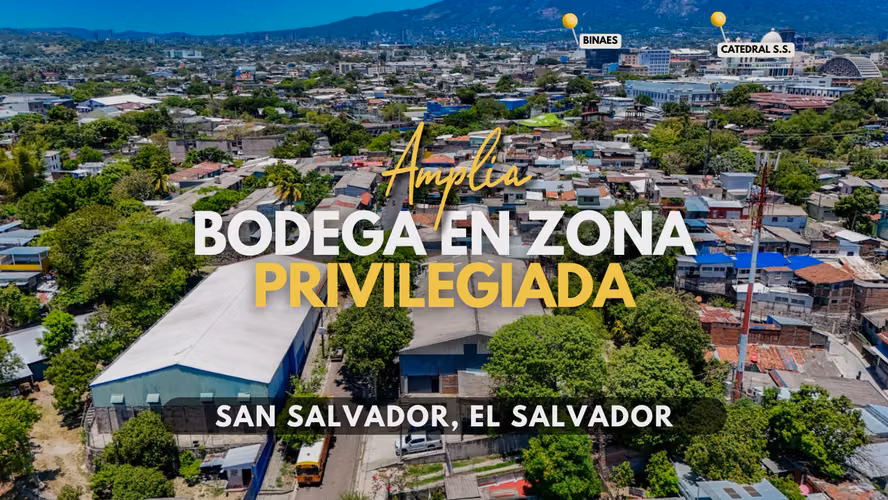 Spacious Warehouse Near the Historic Center of San Salvador