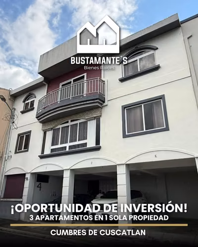 VENTA DE CASA CUMBRES DE CUSCATLAN