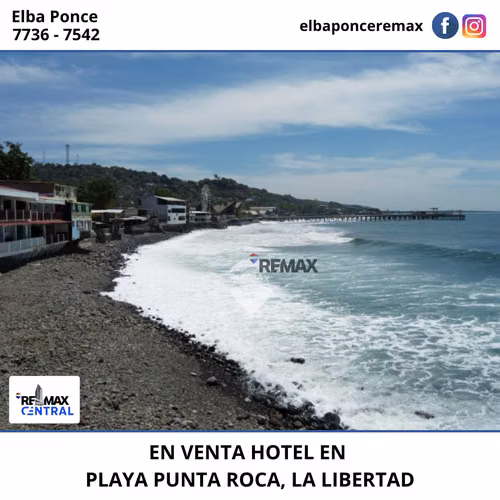 HOTEL EN VENTA EN PLAYA PUNTA ROCA, SURF CITY, LA LIBERTAD