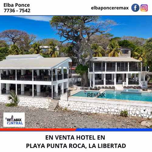 HOTEL EN VENTA EN PLAYA PUNTA ROCA, SURF CITY, LA LIBERTAD