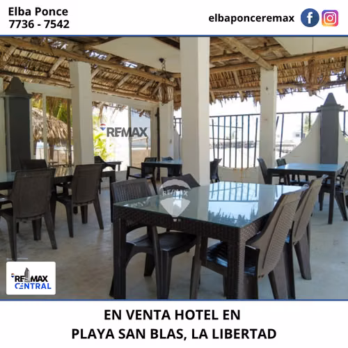 HOTEL EN VENTA EN PLAYA SAN BLAS, SURF CITY, LA LIBERTAD