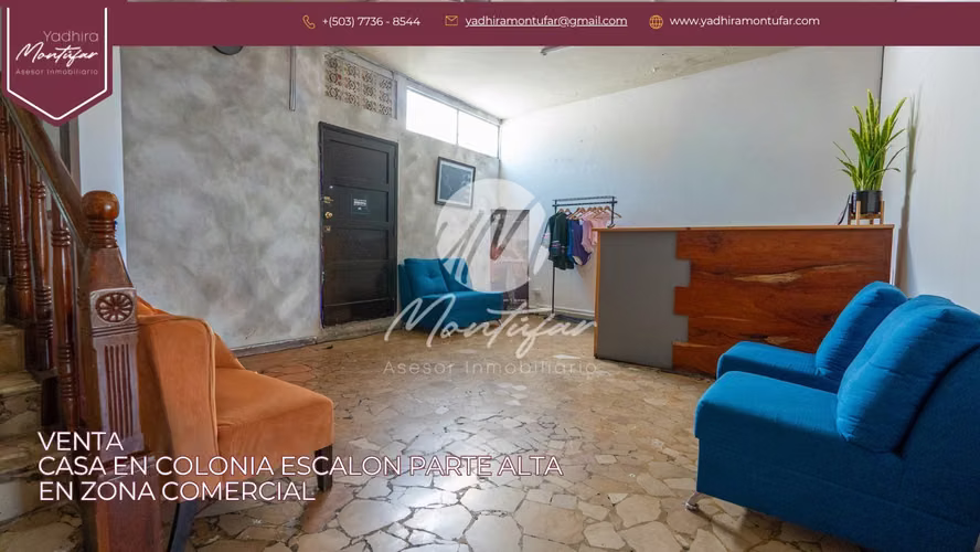 CASA ZONA ESCALON AREA COMERCIAL EN VENTA