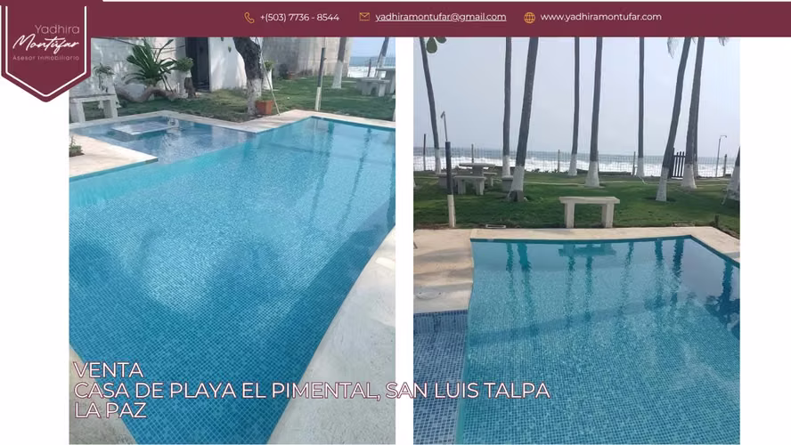 CASA DE PLAYA PIMENTAL SAN LUIS TALPA LA PAZ EN VENTA - Imagen 7