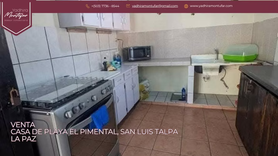 CASA DE PLAYA PIMENTAL SAN LUIS TALPA LA PAZ EN VENTA - Imagen 3