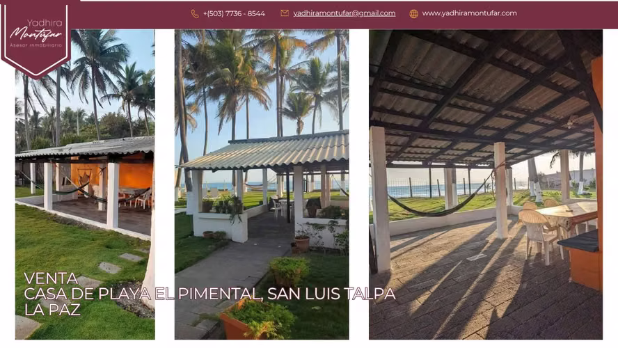 CASA DE PLAYA PIMENTAL SAN LUIS TALPA LA PAZ EN VENTA - Imagen 2
