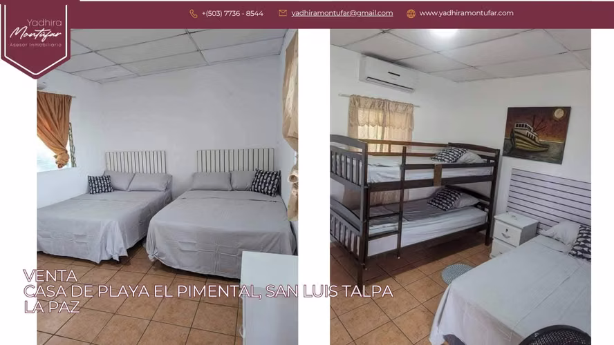 CASA DE PLAYA PIMENTAL SAN LUIS TALPA LA PAZ EN VENTA - Imagen 4