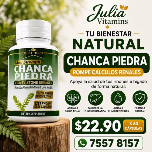 Chanca piedra suplemento natural