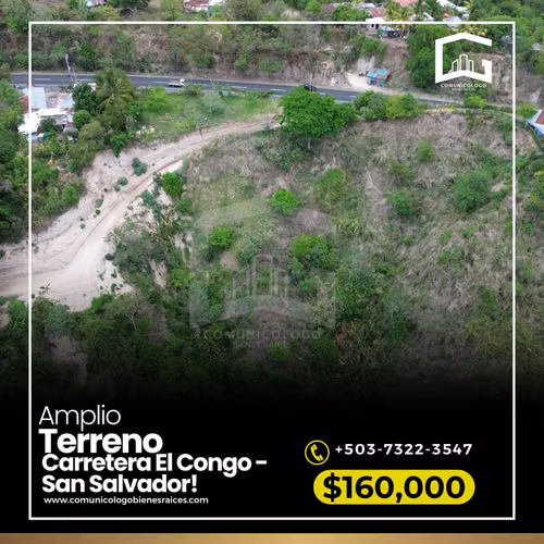 Venta de Terreno Carretera del Congo hacia San Salvador Ideal para Negocio - Imagen 2