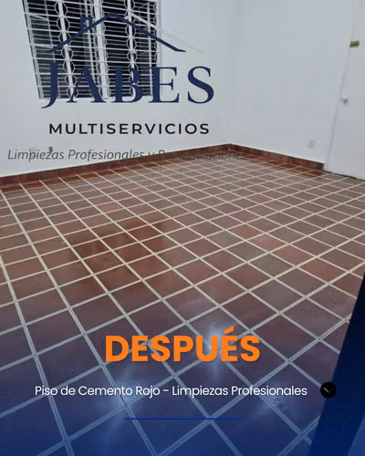 Pisos de Cemento Rojo, Restauración y Pulido de Pisos - Imagen 2