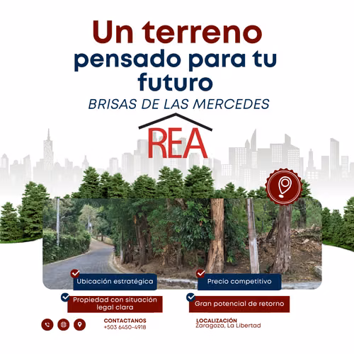 Terreno EN VENTA en Residencial Brisas de las Mercedes, Zaragoza, La Libertad - Imagen 11