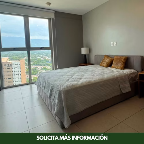 Apartamento Full Amueblado en Piso Alto con Vista al Volcán | 138 Msts de Lujo y Confort