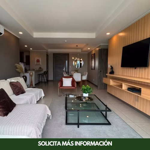 Apartamento Full Amueblado en Piso Alto con Vista al Volcán | 138 Msts de Lujo y Confort