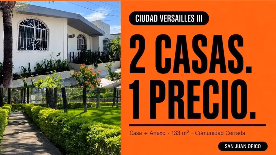 Home with Attached Apartment — Gated Community · San Juan Opico