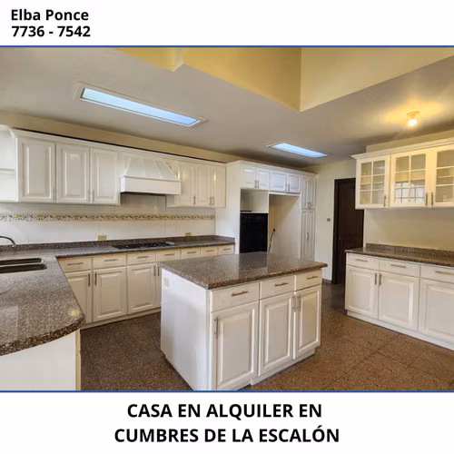 AMPLIA CASA EN ALQUILER EN CUMBRES DE LA ESCALON - Imagen 4