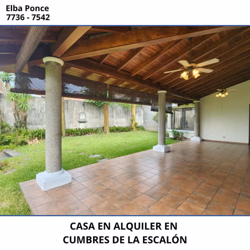 AMPLIA CASA EN ALQUILER EN CUMBRES DE LA ESCALON - Imagen 3