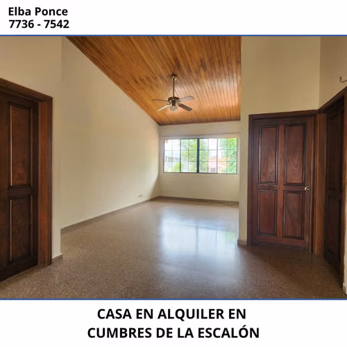 AMPLIA CASA EN ALQUILER EN CUMBRES DE LA ESCALON - Imagen 8