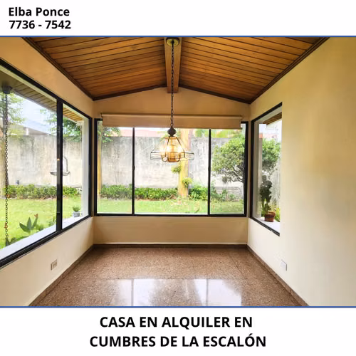 AMPLIA CASA EN ALQUILER EN CUMBRES DE LA ESCALON - Imagen 6