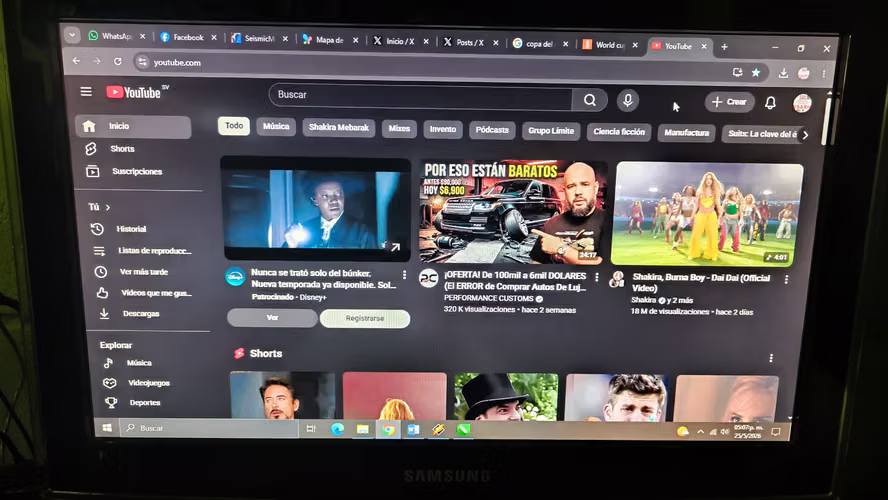 Monitor y TV a la vez es marca Samsung leer anuncio