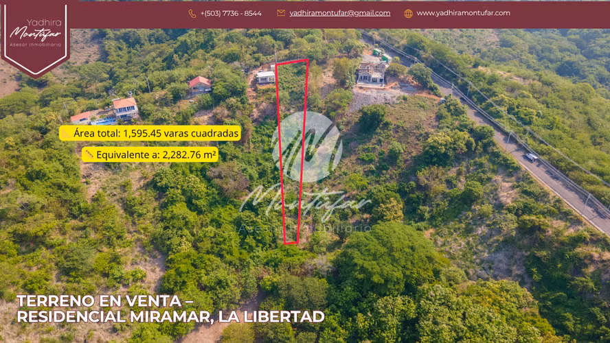 TERRENO EN VENTA – RESIDENCIAL MIRAMAR, LA LIBERTAD CERCA DE PLAYA EL TUNCO - Imagen 5