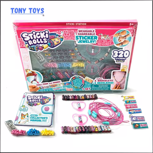 Sticki Rolls Series 2: Kit creates Bracelets and Start Colors - Kit Bracelet with 320 Stickers.