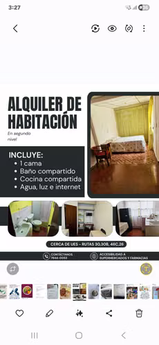 Room rental 2nd level