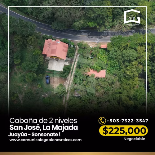 Cabaña estilo Suizo más en terreno de 3,000V² Juayua Sonsonate - Imagen 3