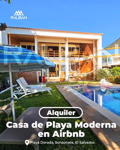 Rental by Airbnb de Casa de Playa, Front to the Sea, Full Furnished.