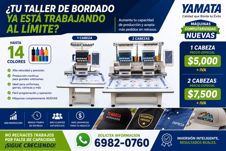 Bordadoras Computarizadas YAMATA