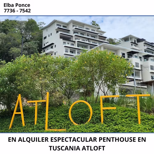 FOR SPECTACULAR RENT PENTHOUSE IN TUSCANIA ATLOFT
