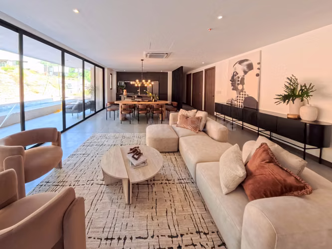 Furnished apartment for sale in San Salvador, 124; High floor with view of the volcano and the city