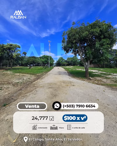 Venta de Terreno Plano para Uso Mixto, El Congo, Santa Ana, El Salvador - Imagen 7