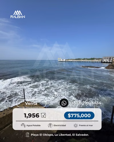 Venta de Terreno de Playa con Construcciones frente al mar, El Obispo. - Imagen 8