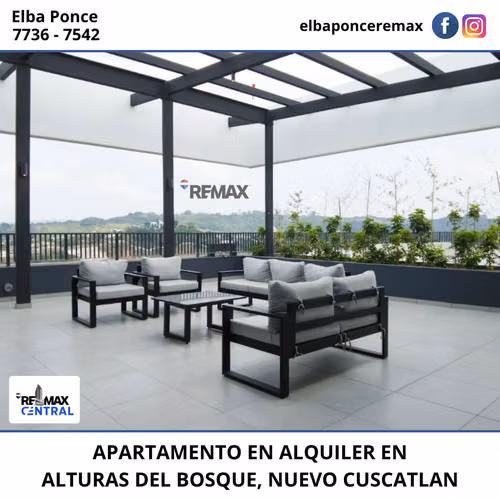 APARTAMENTO EN ALQUILER EN ALTURAS DEL BOSQUE, NUEVO CUSCATLAN - Imagen 9