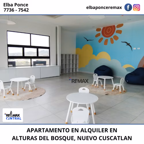 APARTAMENTO EN ALQUILER EN ALTURAS DEL BOSQUE, NUEVO CUSCATLAN - Imagen 8