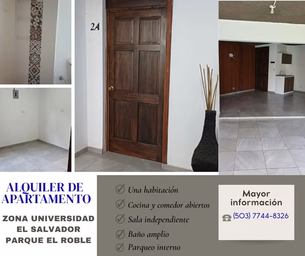 Apartamento ideal para parejas sin hijos, a unos minutos de la Universidad Nacional