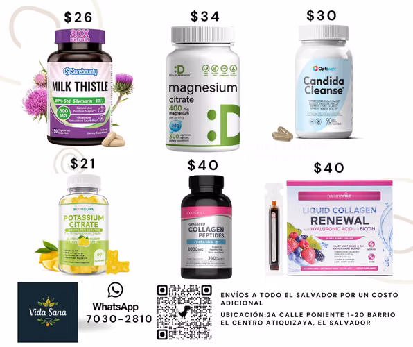 Suplementos Nutricionales importados de Estados Unidos - Imagen 2