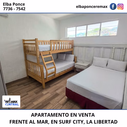 APARTAMENTO EN VENTA EN SURF CITY, LA LIBERTAD
