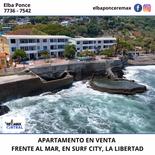 APARTAMENTO EN VENTA EN SURF CITY, LA LIBERTAD